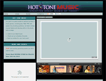 Tablet Screenshot of hottonemusic.com